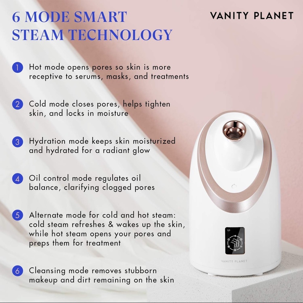 Vanity Planet Senia Steamer